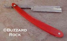 Vintage UNION CUTLERY Co. Olean N.Y. RED DOG Straight Razor USA