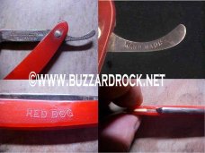 Vintage UNION CUTLERY Co. Olean N.Y. RED DOG Straight Razor USA