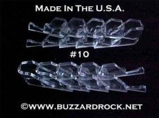 10 CLEAR DISPLAY STANDS For Collectibles USA MADE