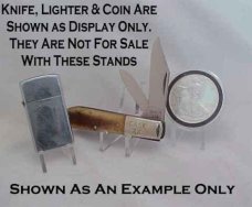 10 CLEAR DISPLAY STANDS For Collectibles USA MADE