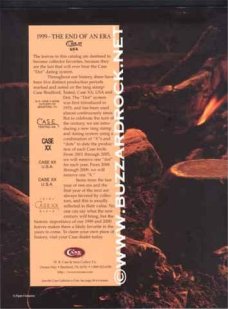 W. R. Case & Sons The End Of The Century Catalog 1999