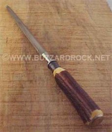 ~~ Old Time Near Mint Stag Handle Sharpening Steel ~~