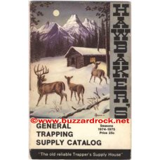 HAWBAKER'S TRAPPING SUPPLY CATALOG 1974-1975 Seasons QUEEN CASE