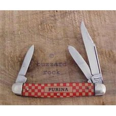 Checker Board PURINA Chow Ad Knife KUTMASTER UTICA N.Y.