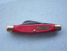 SCHRADE 34OT USA RED HANDLES NOS