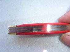 SCHRADE 34OT USA RED HANDLES NOS