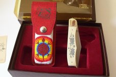 SCHRADE SCRIMSHAW TURTLE new old stock proudly made in the USA