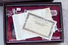 SCHRADE USA COMMEMORATIVE SCRIMSHAW 