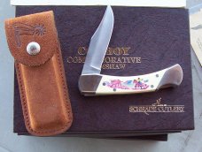SCHRADE USA COMMEMORATIVE SCRIMSHAW  
