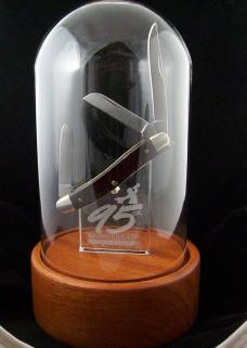 SCHRADE USA 95TH ANNIVERSARY DOME DISPLAY NOS MIB