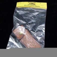 SCHRADE USA TOOLED SHEATH  NEW OLD STOCK