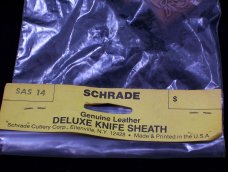 SCHRADE USA TOOLED SHEATH  NEW OLD STOCK