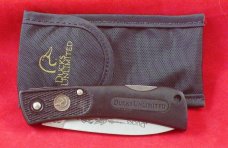 SCHRADE USA DUCKS UNLIMITED SP3 & SHEATH NOS