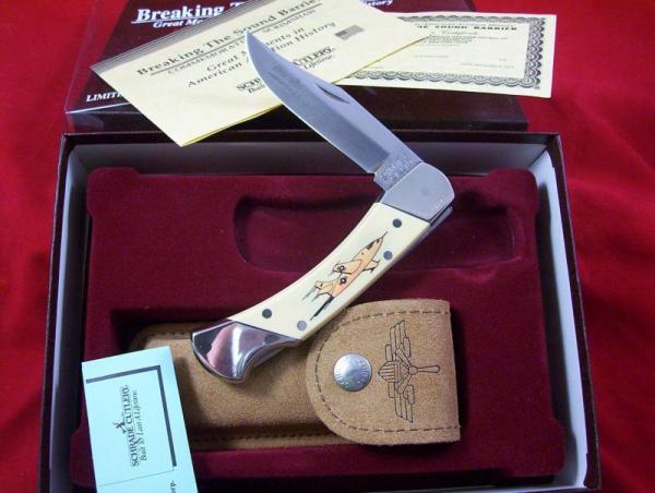 SCHRADE USA BREAKING THE SOUND BARRIER NOS LTD AH3 SCHRADE USA BREAKING THE SOUND BARRIER NOS LTD AH3