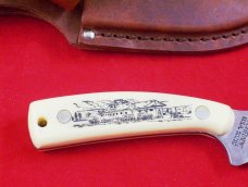 SCHRADE USA 502SC SCRIMSHAW SHARPFINGER NEW OLD STOCK