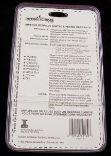 SCHRADE CN111 Endeavor 3-5/8