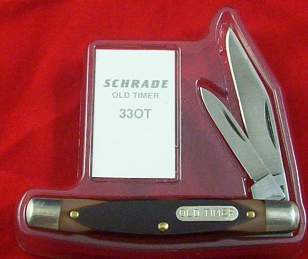 SCHRADE USA 33ot new old stock with magnetic display insert SCHRADE USA 33ot new old stock with magnetic display insert