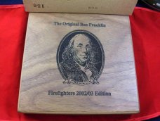 SCHRADE USA  BEN FRANKLIN FIREFIGHTERS LIMITED EDITION SC507 NIB