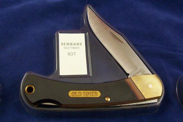 SCHRADE USA 6ot new old stock with magnetic display insert SCHRADE USA 6ot new old stock with magnetic display insert