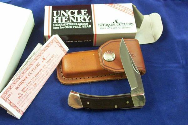 SCHRADE USA LB5 USED IN THE BOX SCHRADE USA LB5 USED IN THE BOX