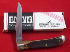 SCHRADE USA 194OT LOCKBLADE GUNSTOCK TRAPPER NOS