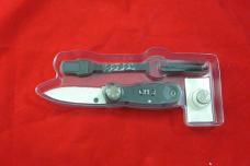   SCHRADE USA CH3S    Silhouette- Cliphanger -3 1/4 in. drop point, partially serrated, linerlock;