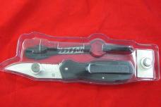 SCHRADE USA CH18S SPortmate Serrated - Cliphanger- 4 1/2 in. par serrated, linerlock w pocket clip