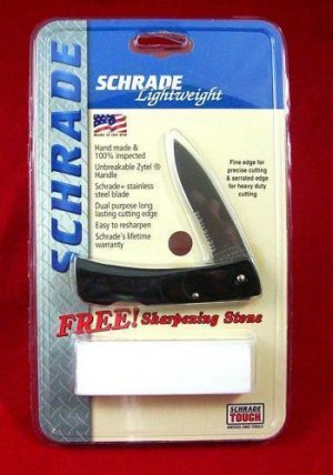 SCHRADE USA sp3 in SH3CPSS package NIP EXTRAS