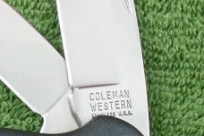 WESTERN COLEMAN USA DOUBLE LOCKBACK W902 NOS 1980S