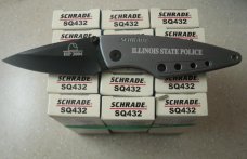 SCHRADE USA  ILLINOIS STATE POLICE  KNIFE SQ432 MIB NOS