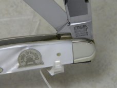 Edge Mark Solingen Germany History of Cutlery Knife Grinding Pearl Stockman Knife in Box