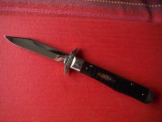Case 6111 1/2 Circle Shield with rare Delrin handles factory error 7 dots 1973