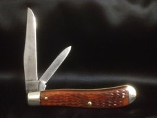 Vintage Schrade Walden 294 Trapper Red Bone