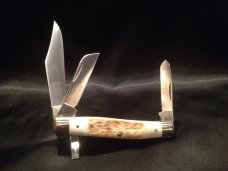 Schrade USA 80T Custom Elk Stag Unused,