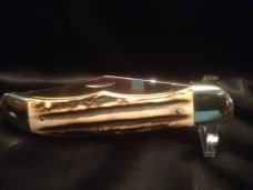 Schrade+ USA 1250T, Beautiful Sambar Stag