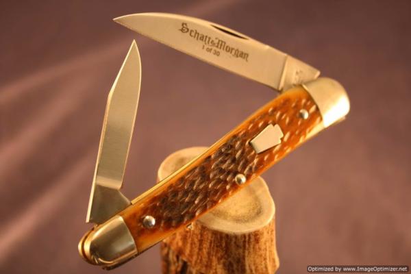 Schatt & Morgan Cutlery #54 Half Whittler, 1 of 30 Issued. #1277-1280