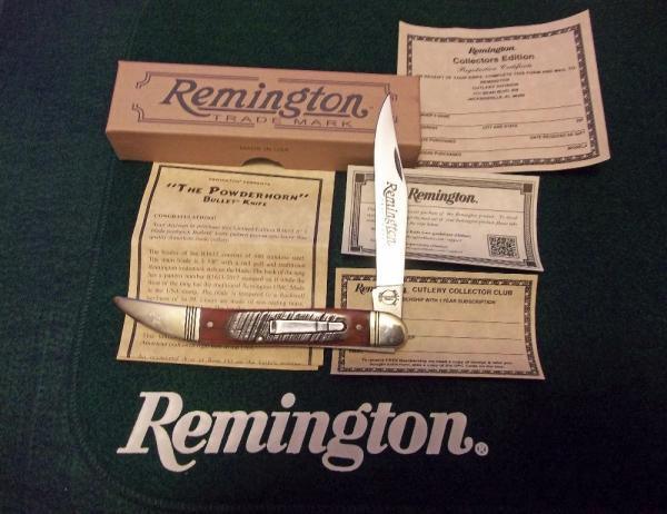 2017 Remington R11041 The Powderhorn Large Toothpick Bullet Knife in Box