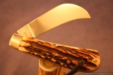 Queen Cutlery Joe Pardue Revised Hawkbill   #97