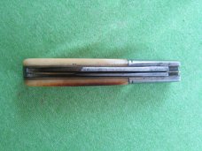 Camillus Tip Top  Barlow No.11 no line marking Brown Bone Handles    