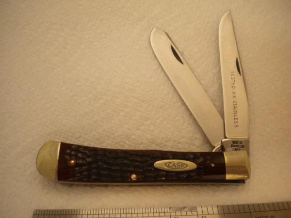 Case XX USA Trapper - 1st Model Stainless - Circa 1965-1969 - Pattern # 6254