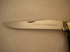 Case XX USA Trapper - 1st Model Stainless - Circa 1965-1969 - Pattern # 6254
