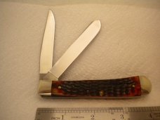 Case XX USA Trapper - Stainless - Circa 1965-1969 - Pattern # 6254 SSP - Nice Bone