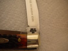 Case XX USA Trapper - Stainless - Circa 1965-1969 - Pattern # 6254 SSP - Nice Bone