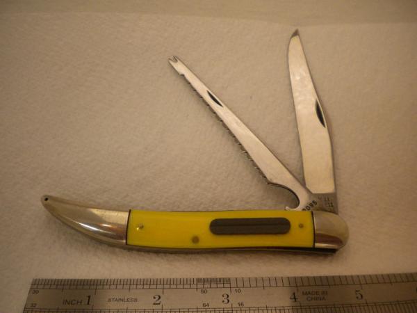 Case XX USA Fishermans Knife - Stainless - Circa 1965-1969 - Pattern # 32095FSS 