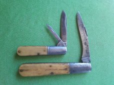 A Pair of Remington Barlows with bone handles     