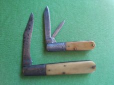 A Pair of Remington Barlows with bone handles     
