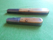 A Pair of Remington Barlows with bone handles     