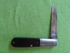 Remington Single blade Barlow Black Celluloid handles    