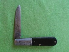 Remington Single blade Barlow Black Celluloid handles    