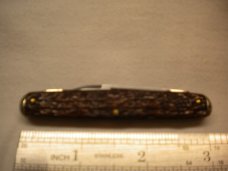 Challenge Cutlery Co Bridgeport - Long Pull Pen Knife - Bone Handles - Circa 1891-1928